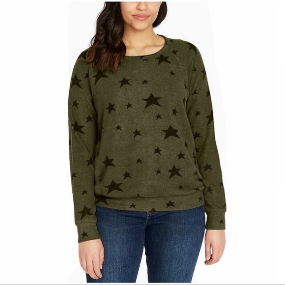 BUFFALO Ladies Printed Cozy Top, Green (L) - Picture 4 of 6